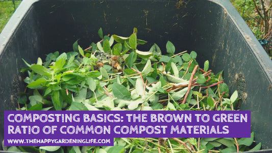 Composting Basics: The Brown to Green Ratio of Common Compost Materials