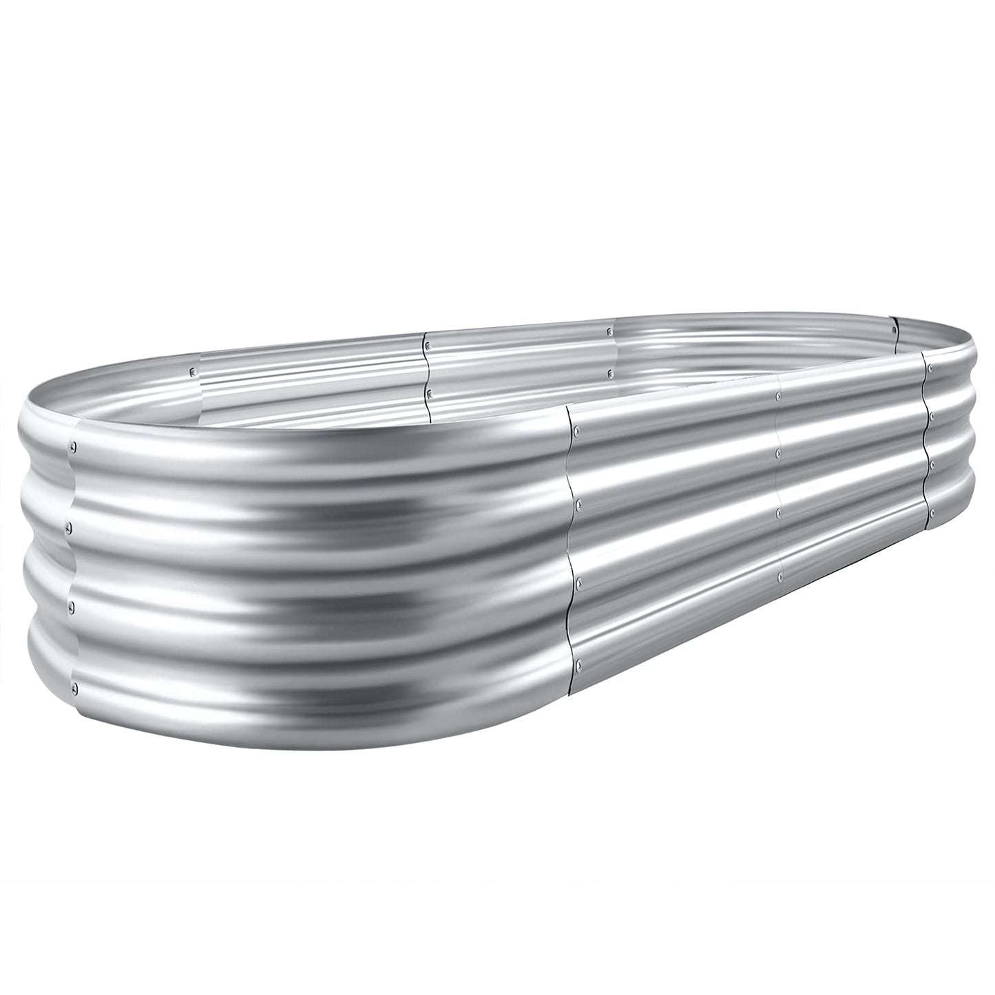 Land Guard Galvanized Raised Garden Bed Kit
