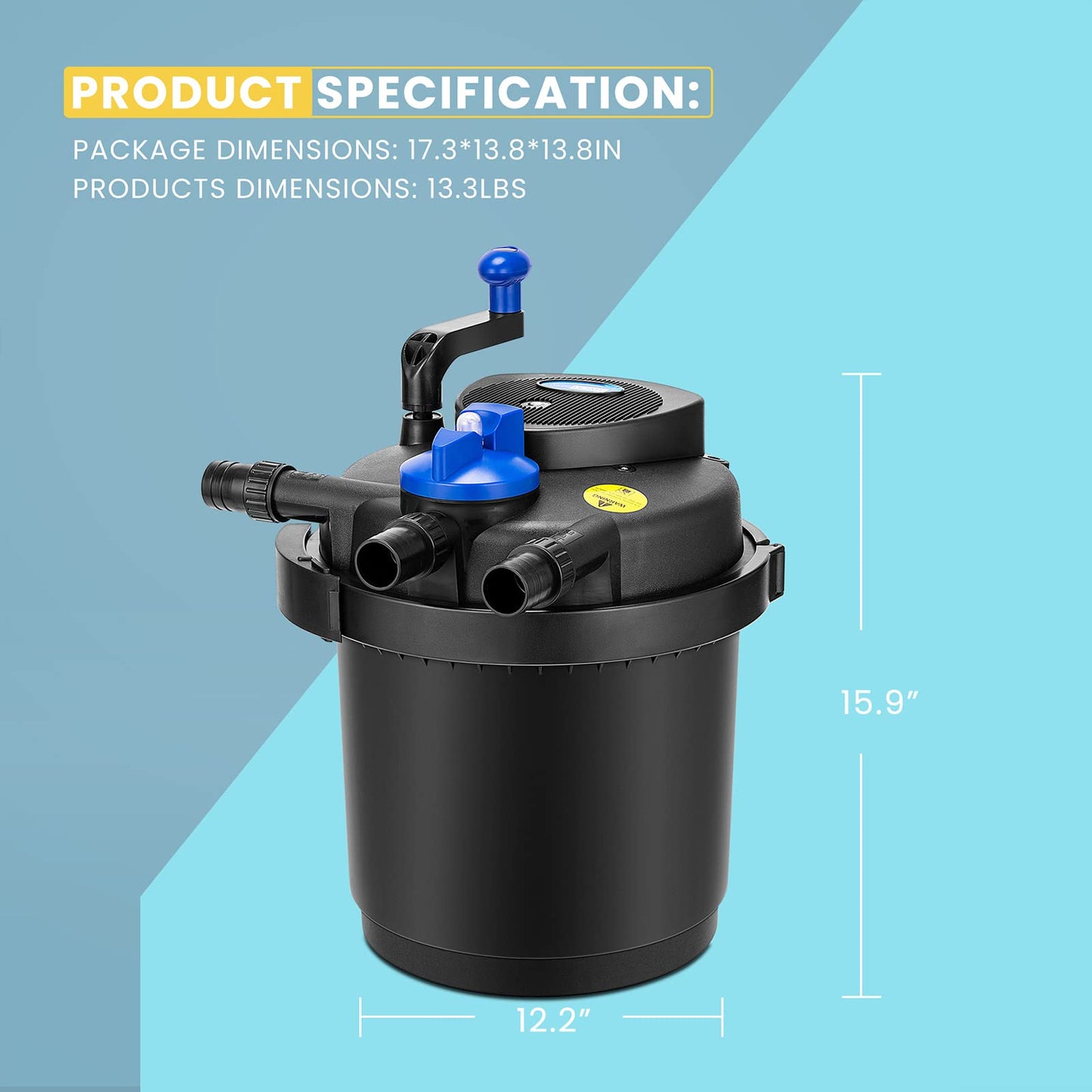 Pressurized Biological Pond Filter
