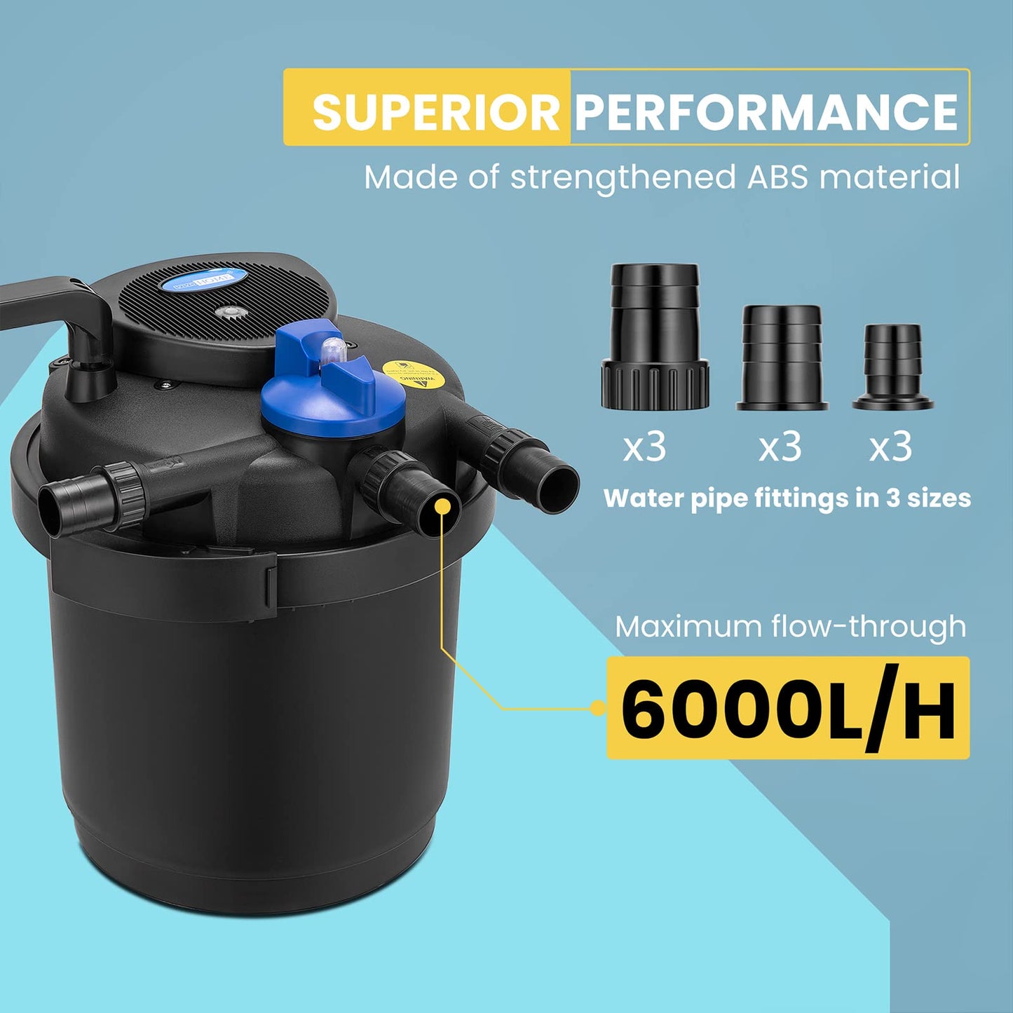 Pressurized Biological Pond Filter