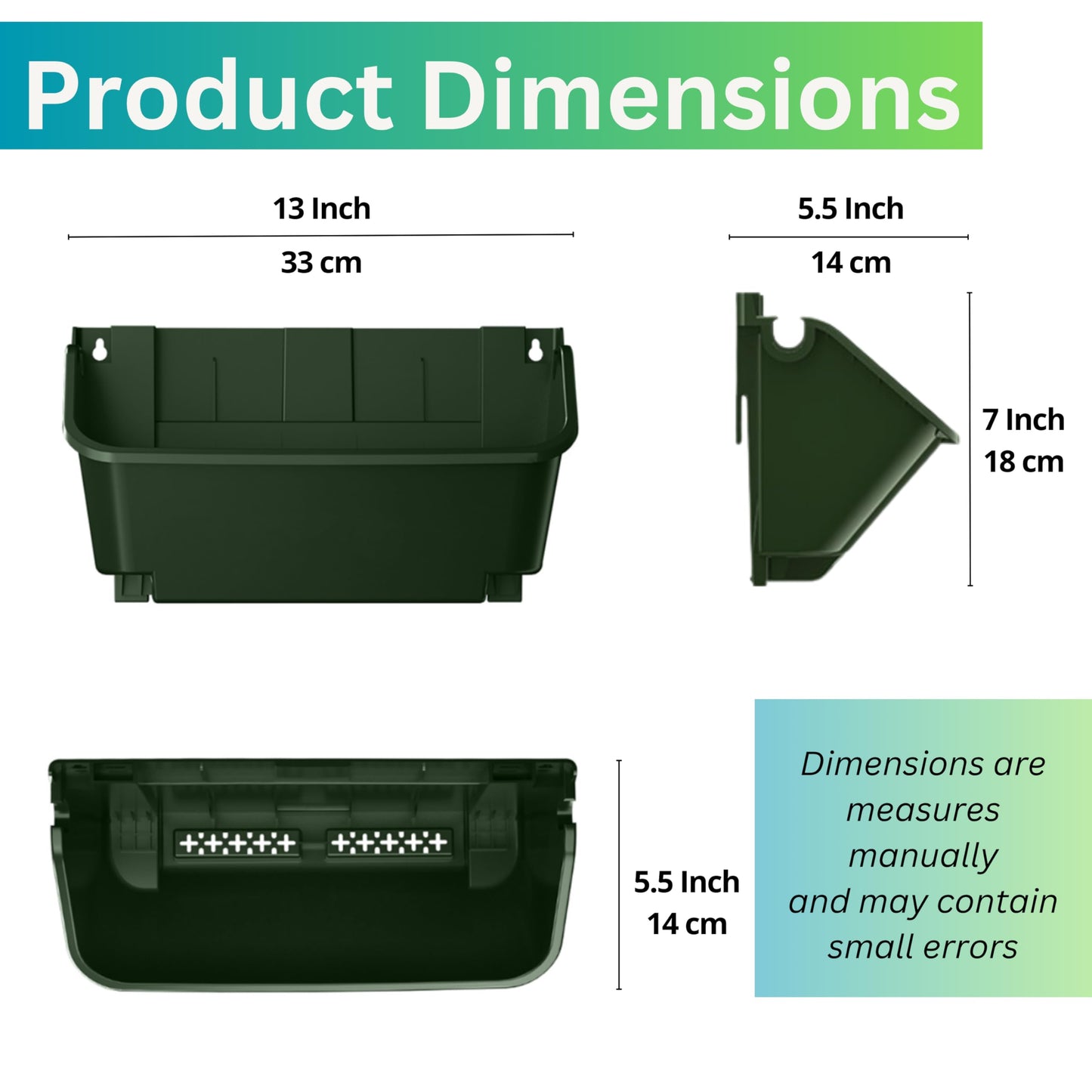 8-Pack Vertical Wall Planters