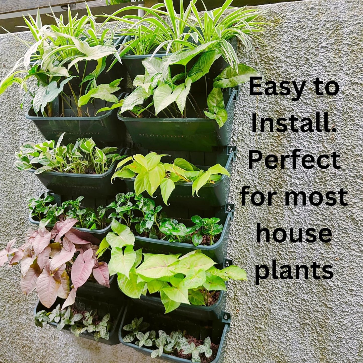 8-Pack Vertical Wall Planters