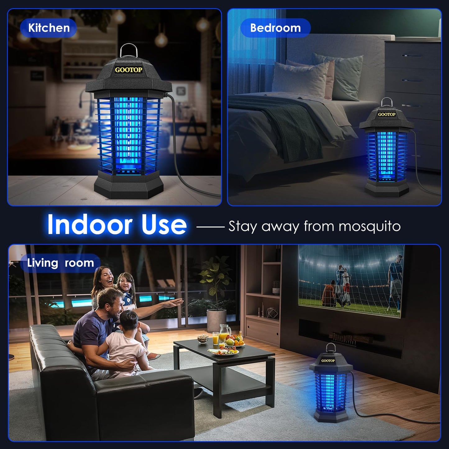 4200V Electric Mosquito Killer for Indoor/Outdoor