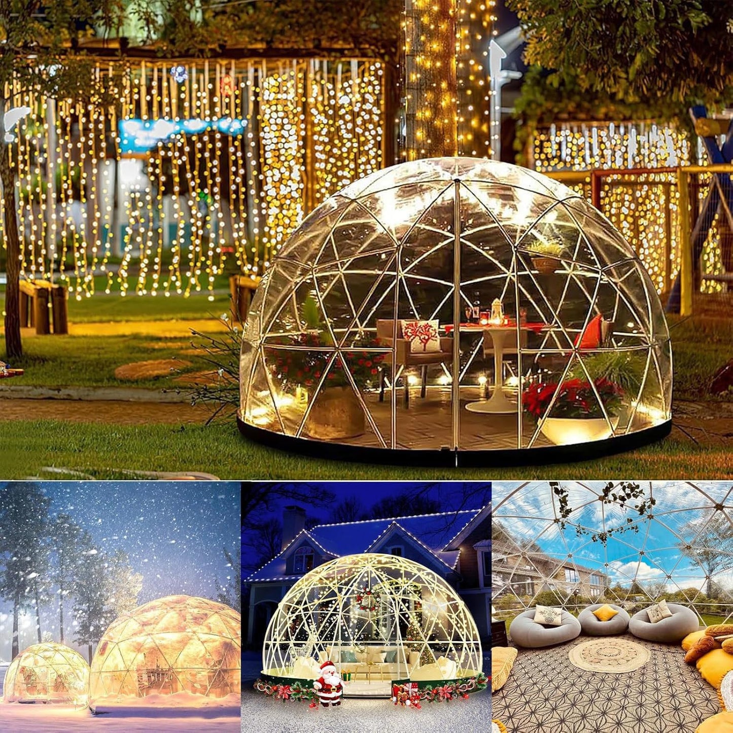 Hoiaost 10/12ft Bubble Tent Dome