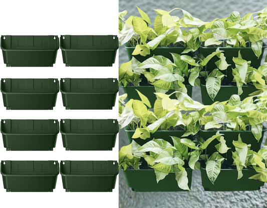 8-Pack Vertical Wall Planters