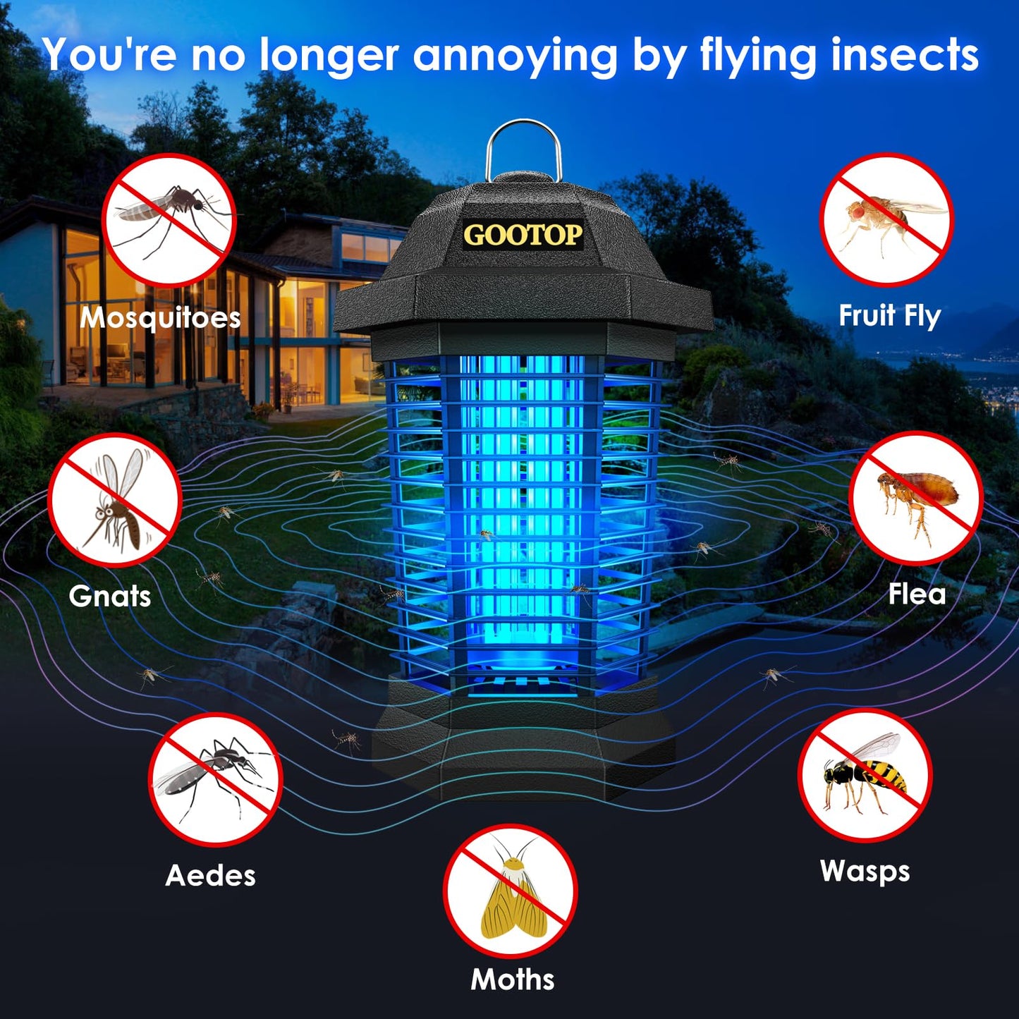 4200V Electric Mosquito Killer for Indoor/Outdoor