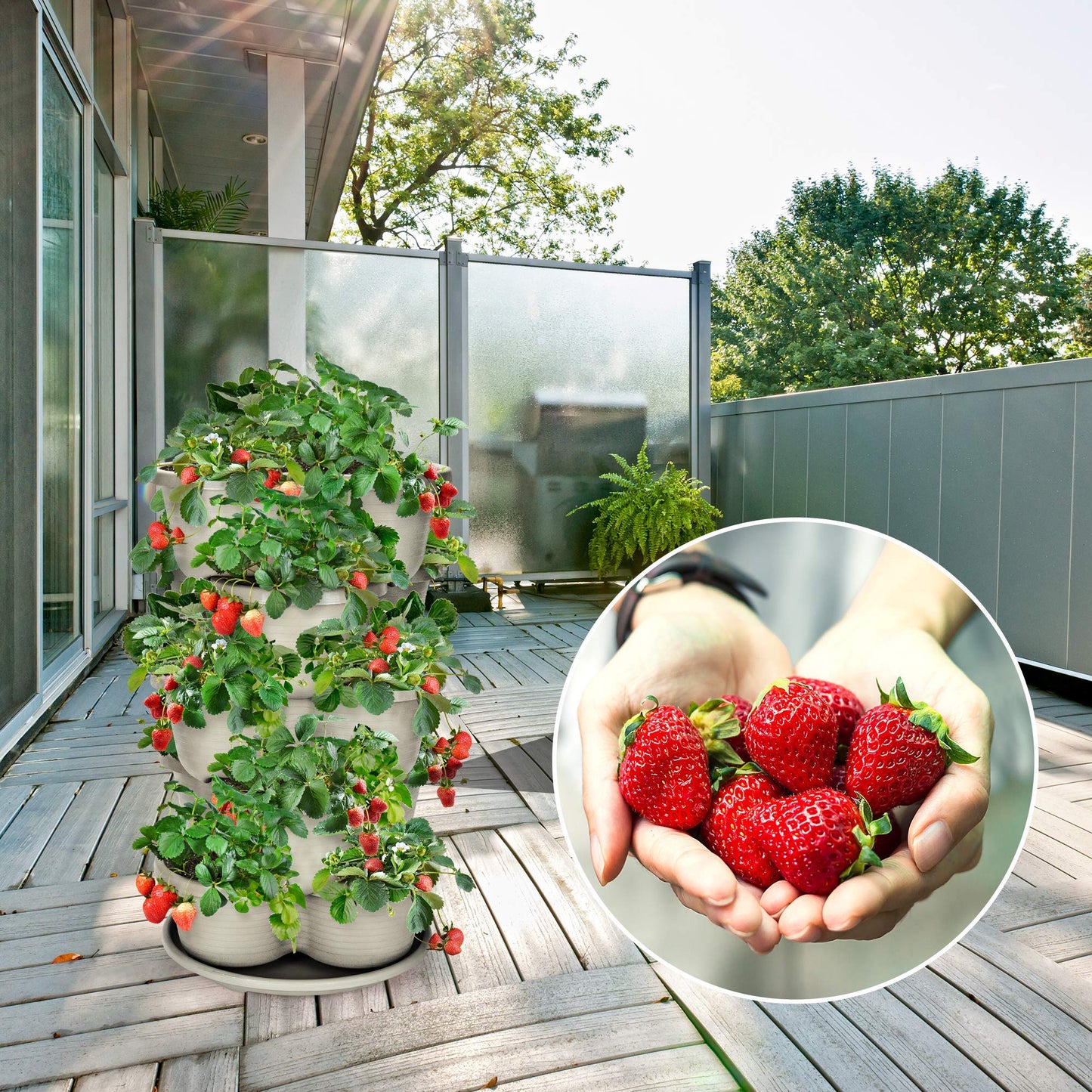 Amazing Creation Vertical Oasis Stackable Planter