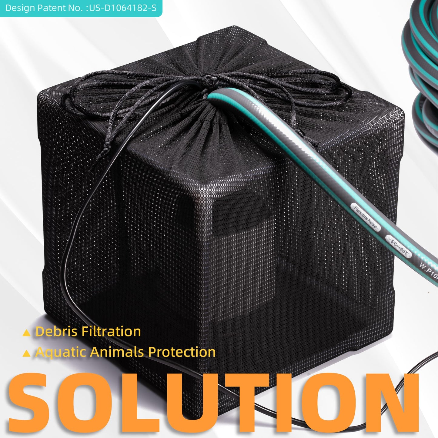 Fineday 5" Anti-Clogging Pond Filter