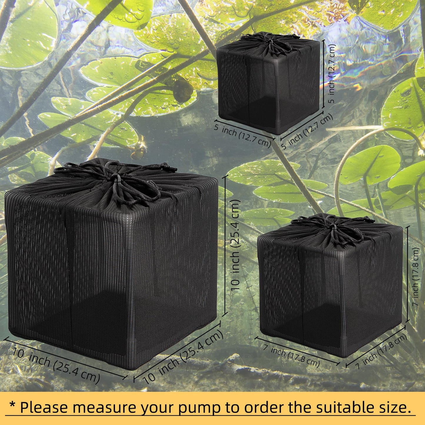 Fineday 5" Anti-Clogging Pond Filter