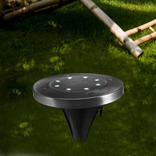 Load image into Gallery viewer, 8 LEDs Solar Powered Light IP65 Waterproof Ground
