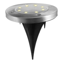 Load image into Gallery viewer, 8 LEDs Solar Powered Light IP65 Waterproof Ground
