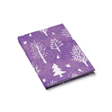 Load image into Gallery viewer, Winter Trees Journal Blank - Purple
