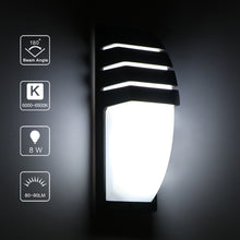 Load image into Gallery viewer, 8W LED Waterproof Wall Light  Cool White Lamp
