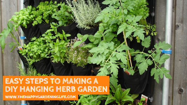 Easy Steps to Making a DIY Hanging Herb Garden – The Happy Gardening Life