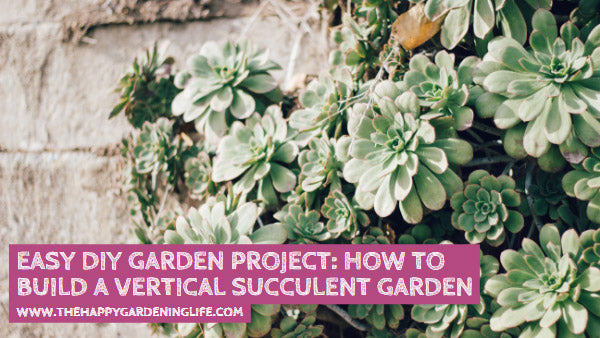 Easy DIY Garden Project: How to Build a Vertical Succulent Garden