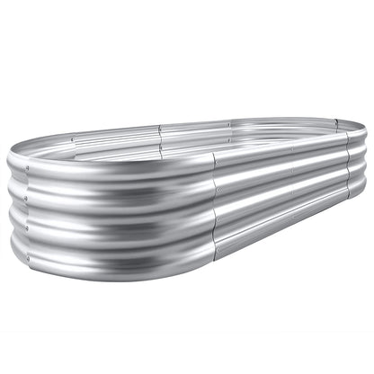 Land Guard Galvanized Raised Garden Bed Kit