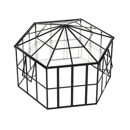 AMERLIFE 12x10x8 FT Hexagonal Hybrid Greenhouse