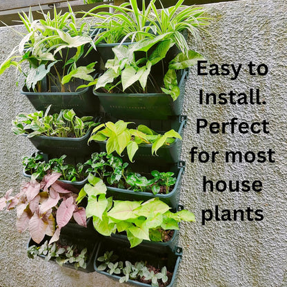 8-Pack Vertical Wall Planters