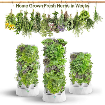 Nutraponics 48-Plant Hydroponic Tower Garden