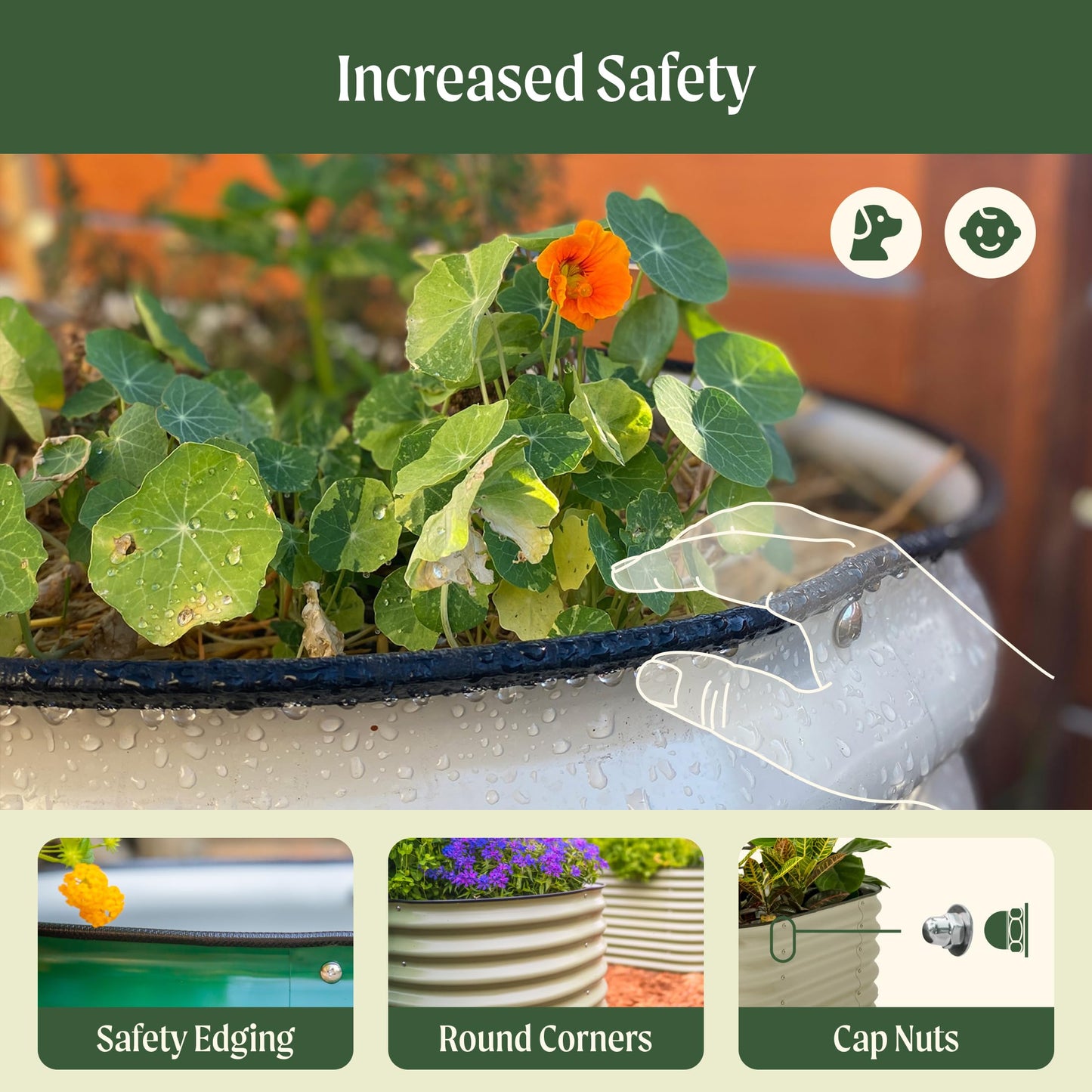 Vego Garden 9-in-1 Modular Raised Garden Bed Kit