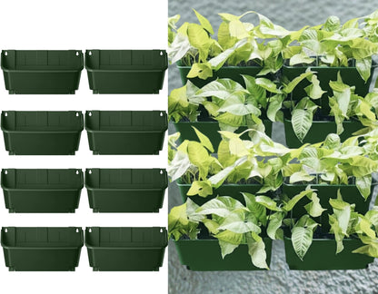 8-Pack Vertical Wall Planters