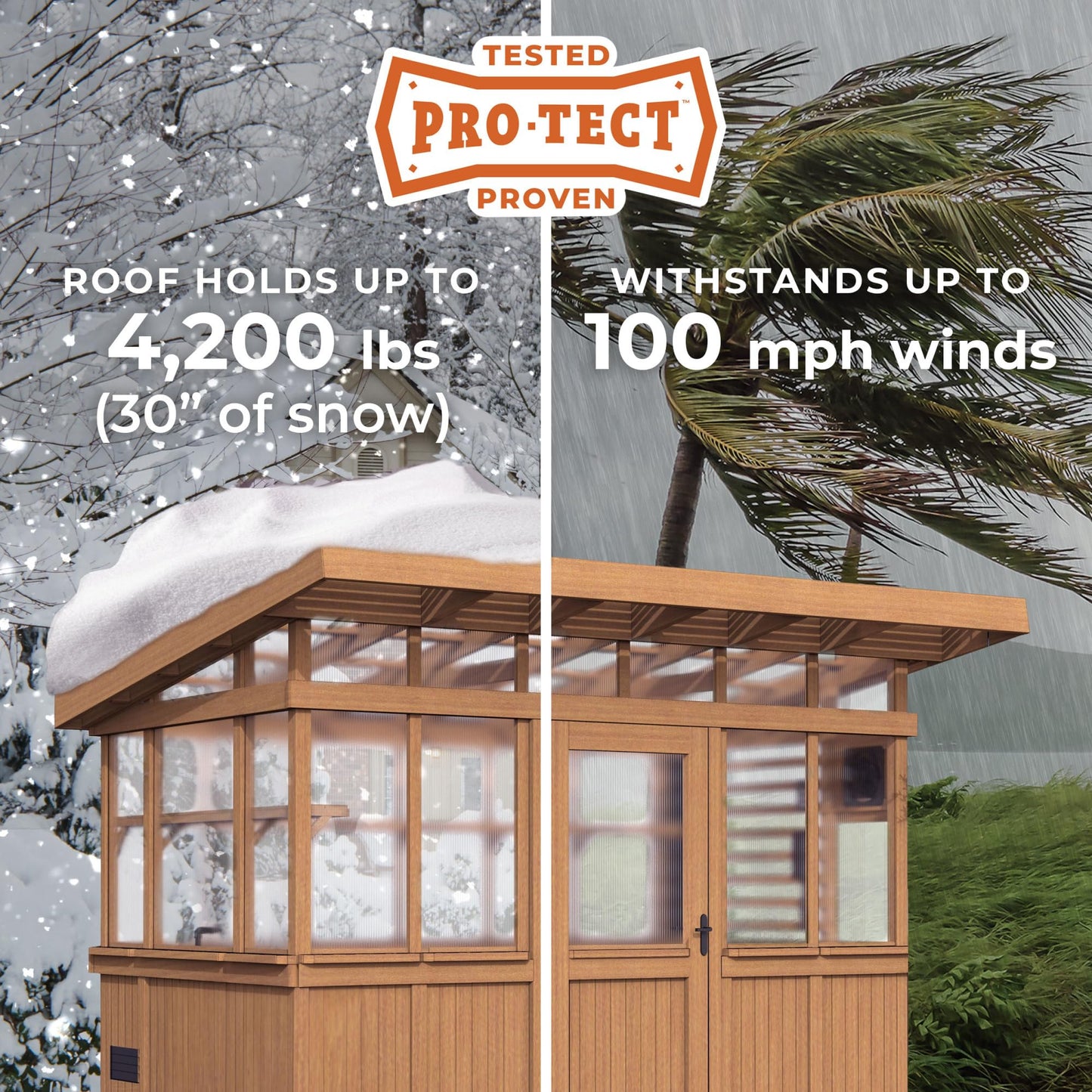 Backyard Discovery Poppy 11'x7' Cedar Greenhouse Kit