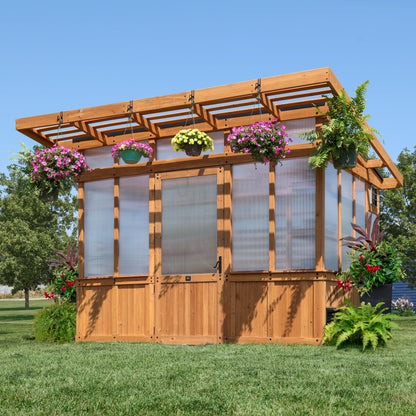 Backyard Discovery Poppy 11'x7' Cedar Greenhouse Kit