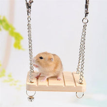 Load image into Gallery viewer, 1PC Wood Hamster Wood Hammock Play Toy Small Pet
