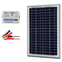 Load image into Gallery viewer, ACOPOWER 25W 12V Solar Charger Kit, 5A Charge Controller with
