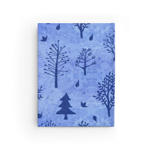 Load image into Gallery viewer, Winter Trees Journal Blank - Blue
