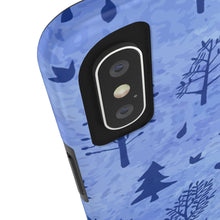 Load image into Gallery viewer, Winter Trees Tough Phone Cases - Blue
