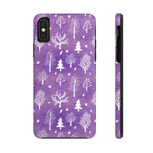 Load image into Gallery viewer, Winter Trees Tough Phone Cases - Purple
