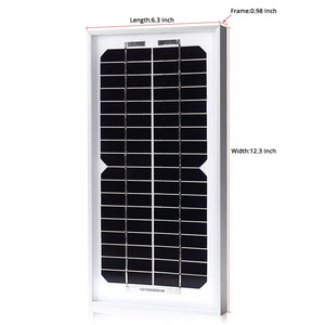 ACOPOWER 5 Watts Mono Solar Panel, 12V