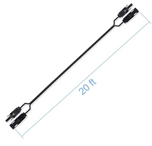 Load image into Gallery viewer, ACOPOWER 20FT Solar Extension Cable with MC4 Female
