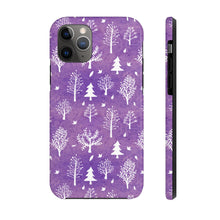 Load image into Gallery viewer, Winter Trees Tough Phone Cases - Purple
