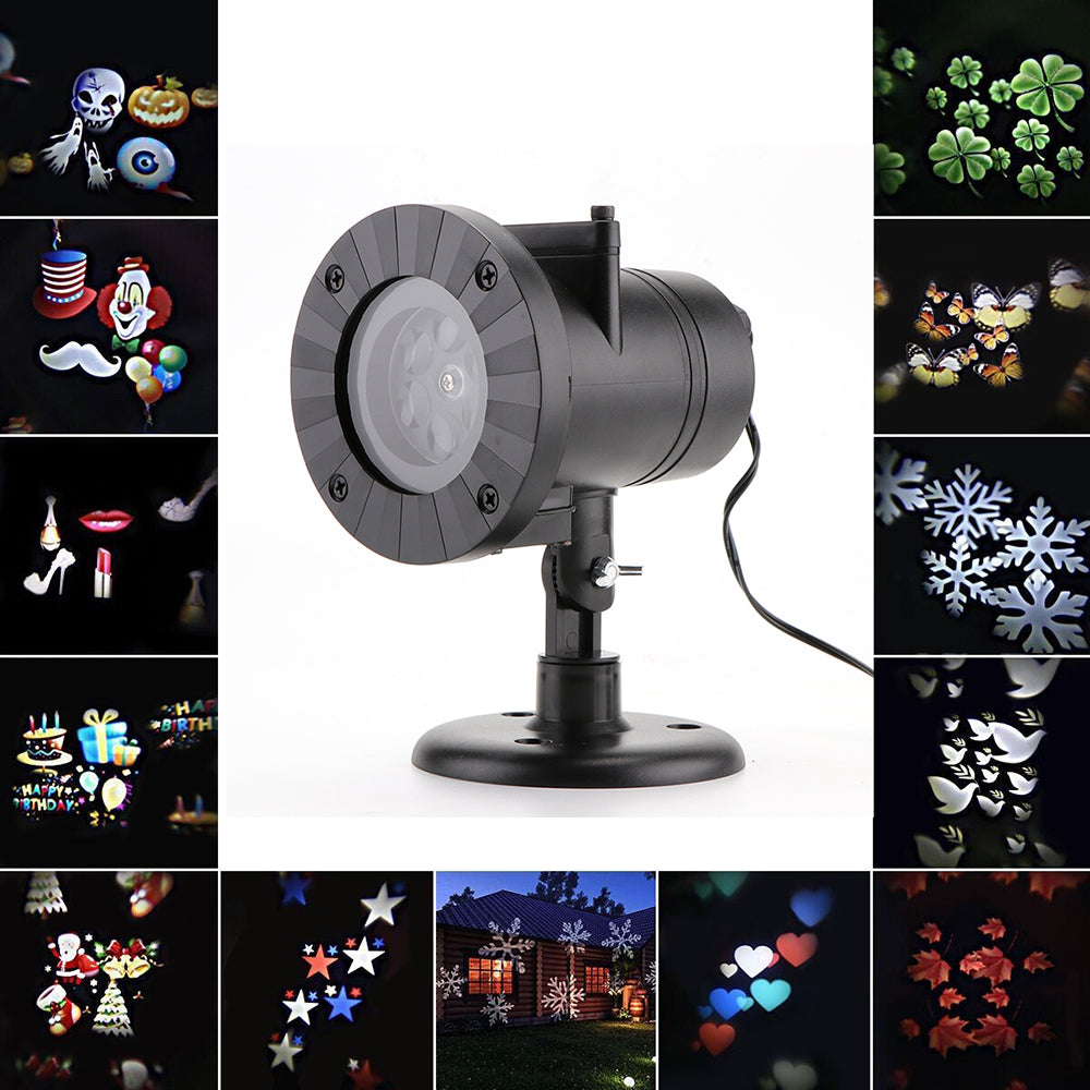 Dropship Outdoor Waterproof Christmas Snowflake LED Projector