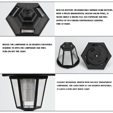 Load image into Gallery viewer, 2pcs Waterproof Solar LED Hexagonal Wall Lamp
